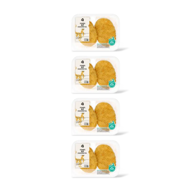 AH Scharrel kipkaasschnitzel 2 stuks 4-pack