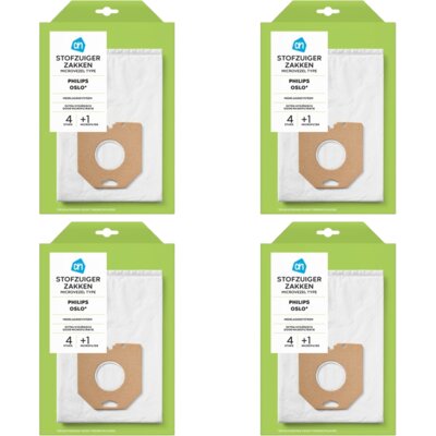 pdp-image-AH Stofzuigerzakken Philips/Oslo 4-pack