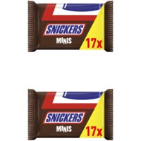 Een afbeelding van Snickers Minis repen uitdeelzak 2-pack