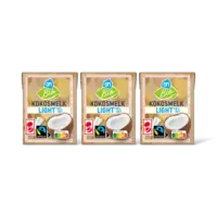 AH Biologisch Kokosmelk light 6% vet 3-pack