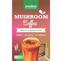 Een afbeelding van Purasana Mushroom coffee oploskoffie