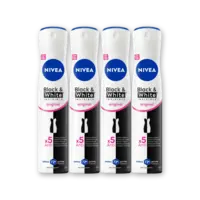 NIVEA Black & white original anti-transp 4pack
