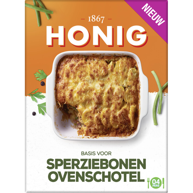 Honig Basis voor sperziebonen ovenschotel