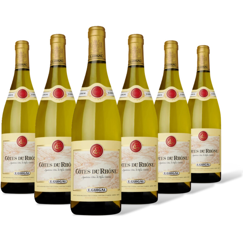 E. Guigal Côtes du rhône blanc 6 flessen