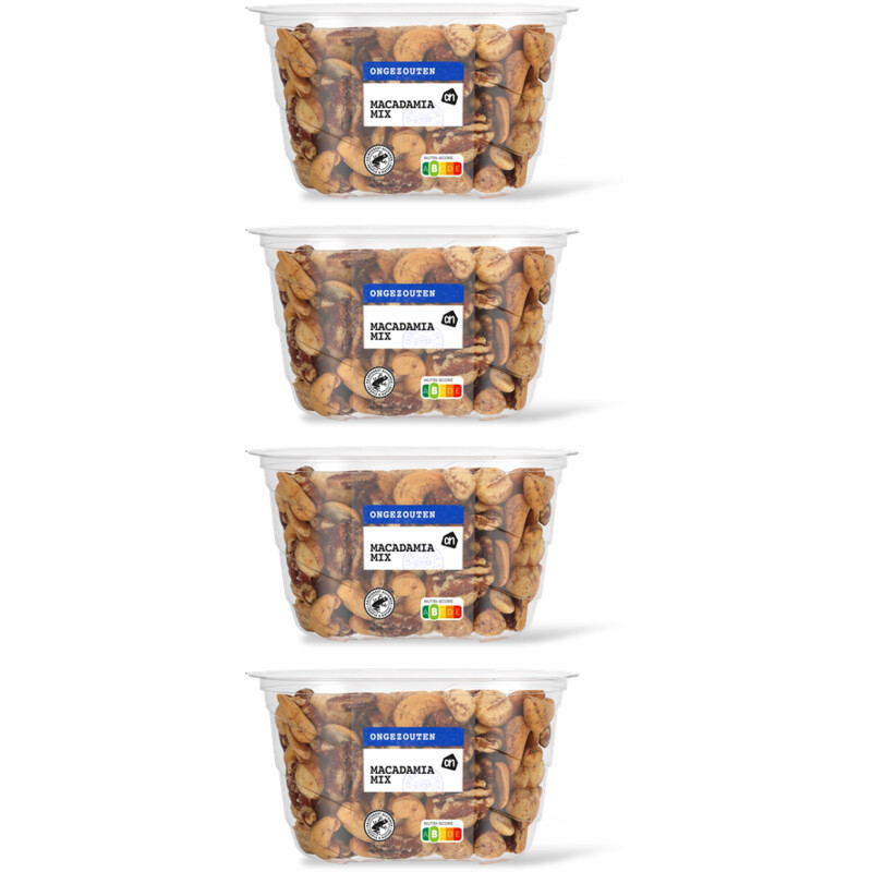 AH Ongezouten macadamia mix 4-pack