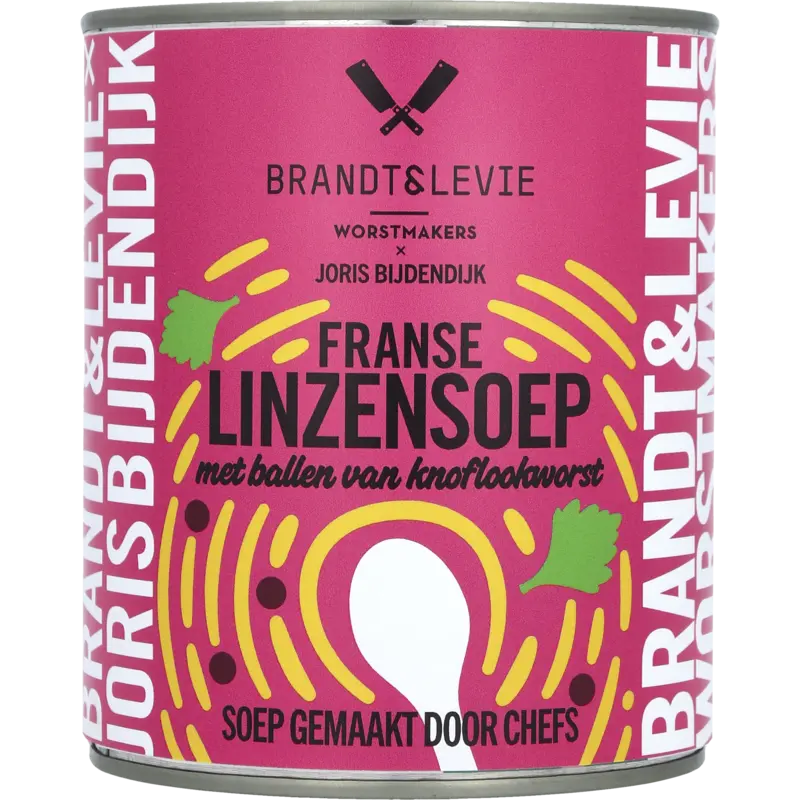 Franse linzensoep met ballen