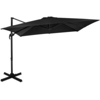 Een afbeelding van Vonroc Parasol pisogne zwart 300x300cm