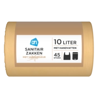 AH Pedaalemmerzakken vanillegeur 10 liter