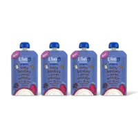 Ella's kitchen Baby bosbessen ontbijtje 6m+ 4-pack