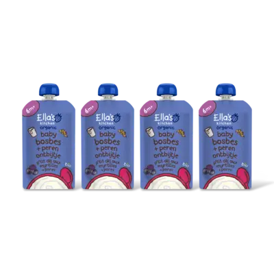 pdp-image-Ella's kitchen Baby bosbessen ontbijtje 6m+ 4-pack
