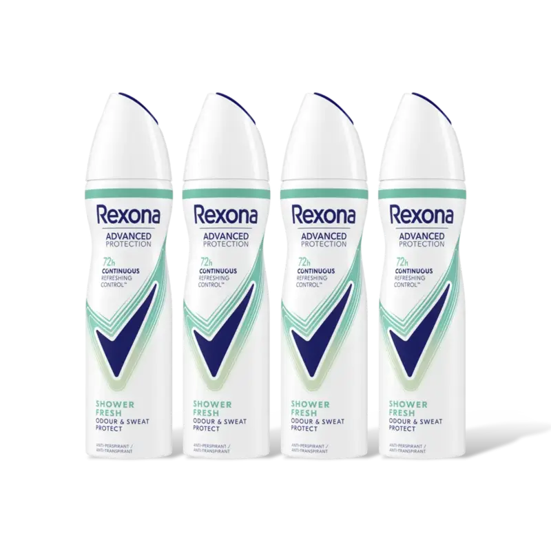 Rexona Shower fresh anti-transpirant 4-pack