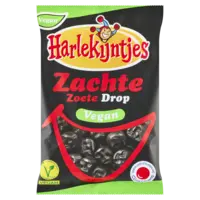 Harlekijntjes Zacht zoete drop vegan