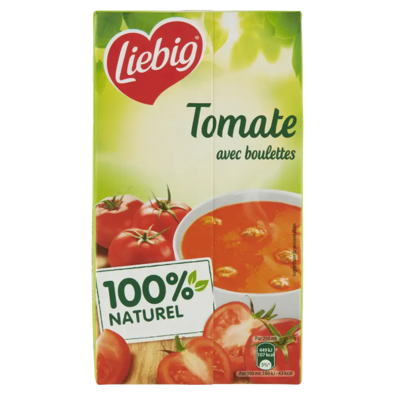 Tomatensoep met balletjes bel