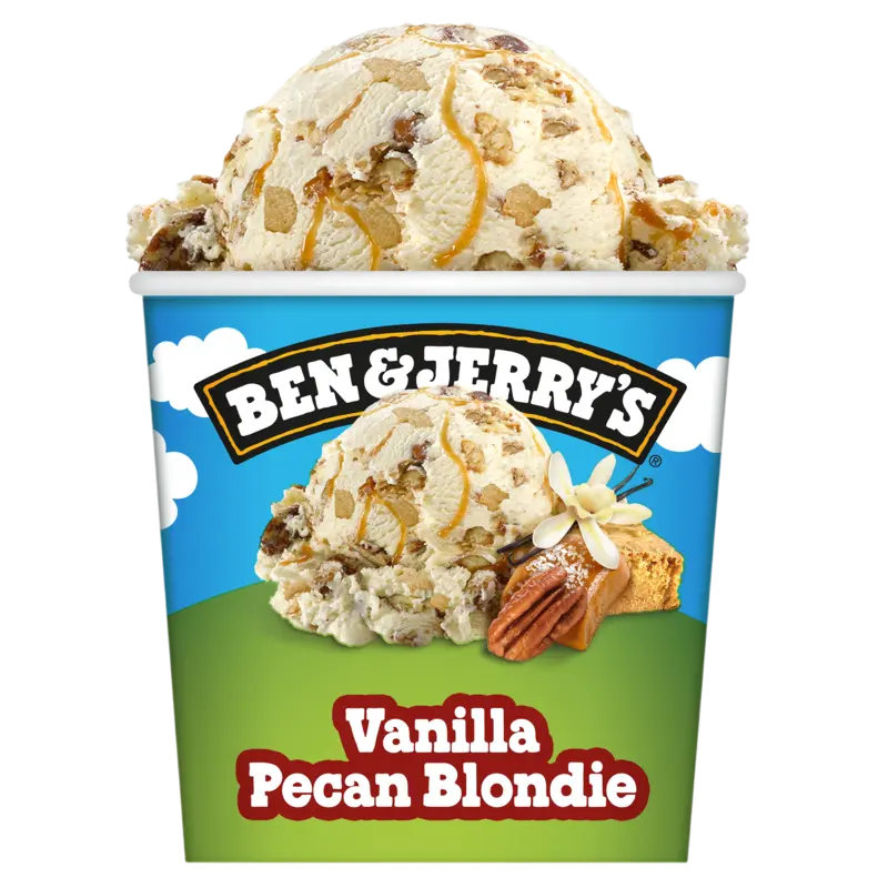 Ben & Jerry's Vanilla pecan blondie