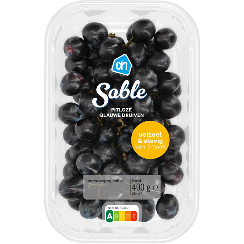 Een afbeelding van AH Sable pitloze blauwe druiven