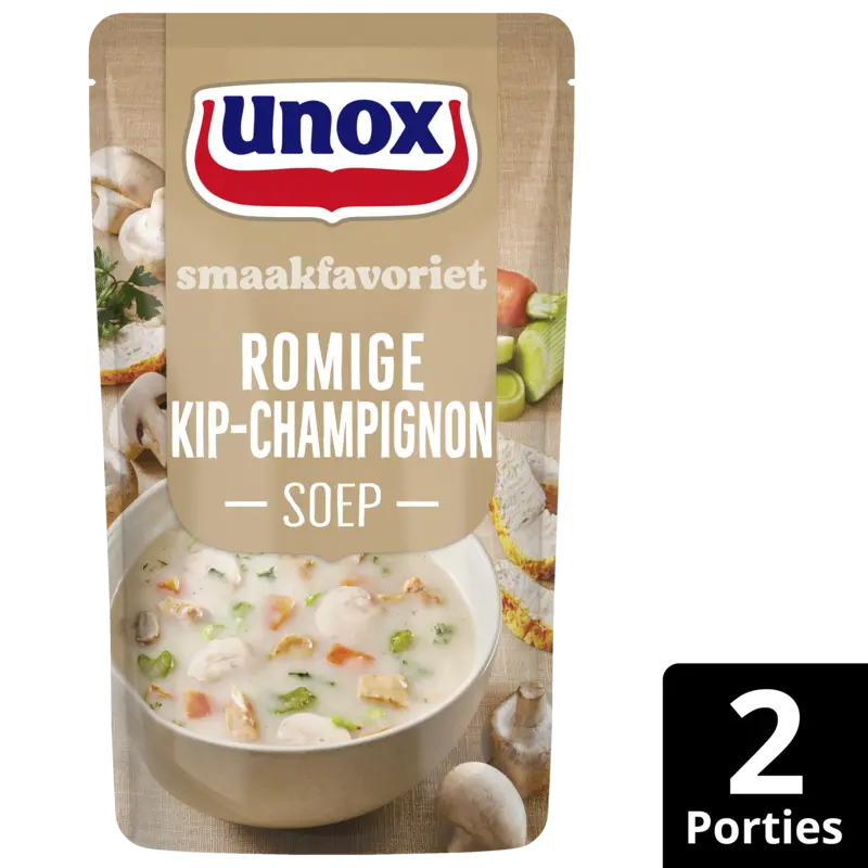 Unox Romige kip-champignonsoep