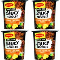 Een afbeelding van Maggi Saucy noodles sesame chicken 4-pack