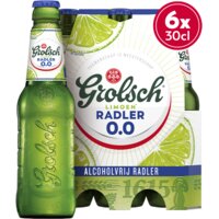 Een afbeelding van Grolsch Radler 0.0% limoen fl 6-pack