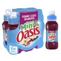 Oasis Mini appel bes framboos 6-pack bel