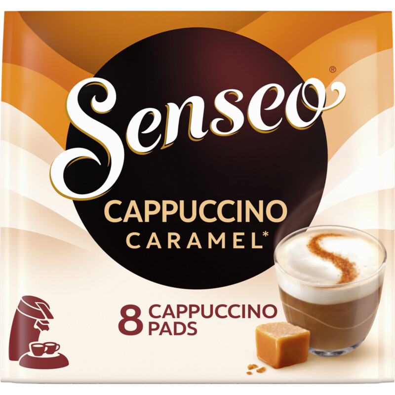 Een afbeelding van Senseo Cappuccino caramel koffiepads