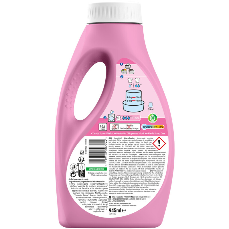 Een afbeelding van Dreft Ultimate care wasmiddel deli & wool
