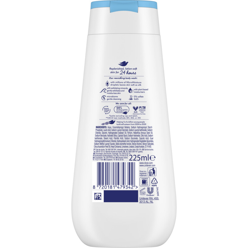 Een afbeelding van Dove Gentle scrub douchegel