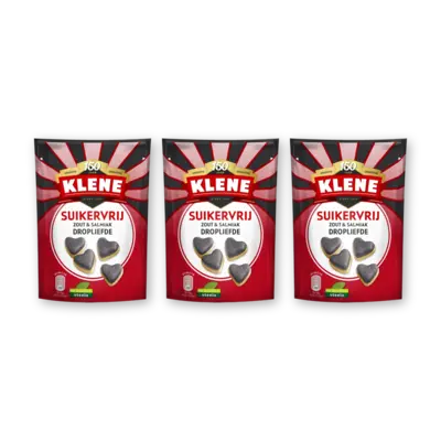 pdp-image-Klene Suikervrij zout&salmiak droplief 3-pack