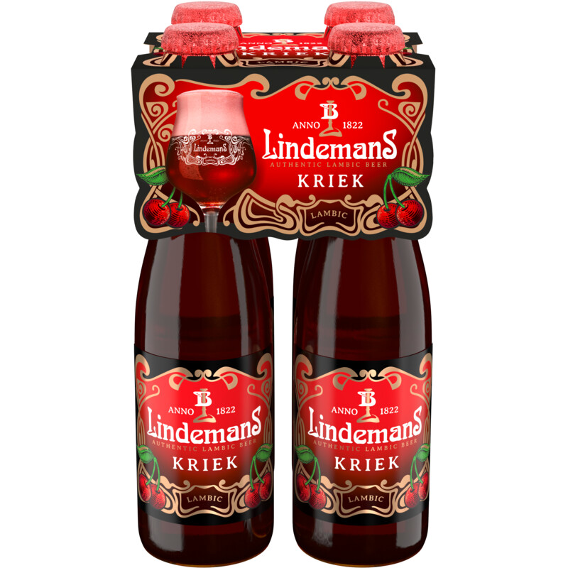 Een afbeelding van Lindeman's Kriek 4-pack bel