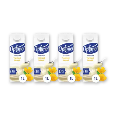 pdp-image-Optimel Yoghurt vanille smaak 0% vet 4-pack