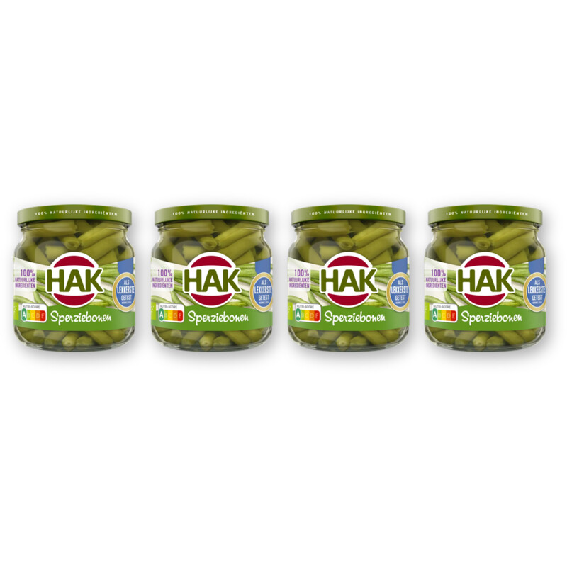 Hak Sperziebonen 4-pack