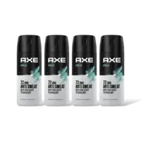 Axe Apollo deodorant bodyspray 4-pack
