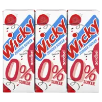 Wicky Aardbei 0% suiker 6-pack