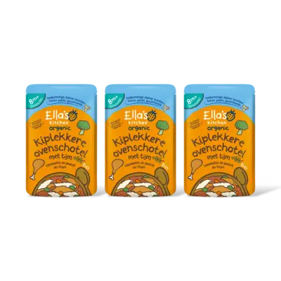 pdp-image-Ella's kitchen Kiplekkere ovenschotel met tijm 8m+ 3-pk