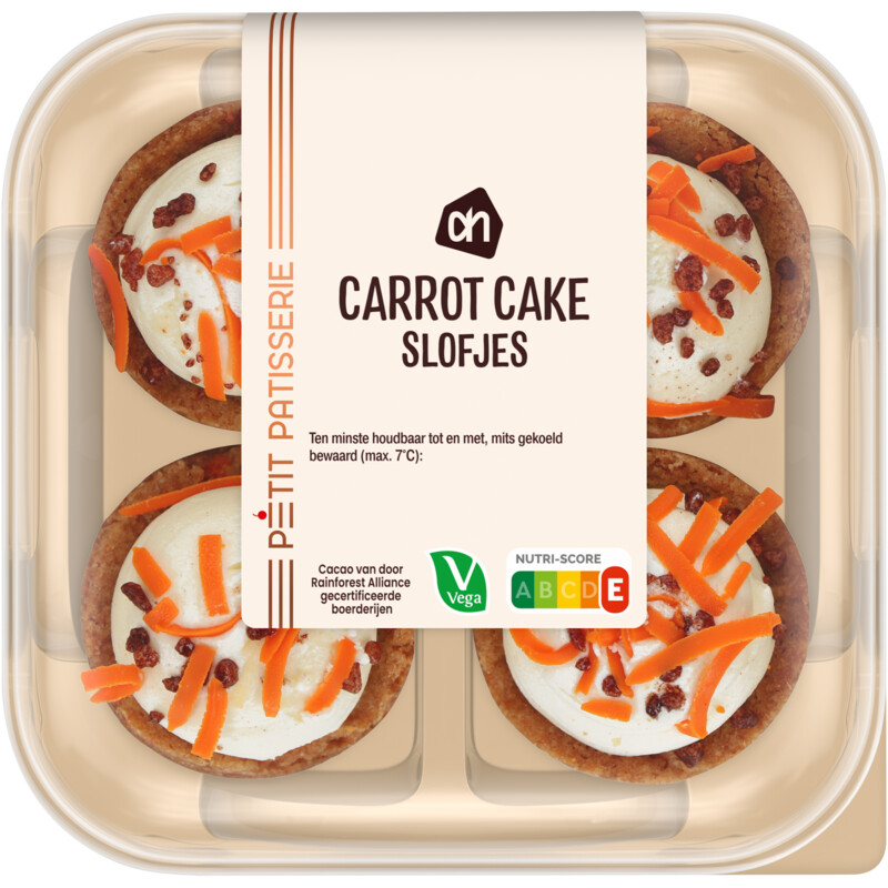 Een afbeelding van AH Carrot cake slofjes