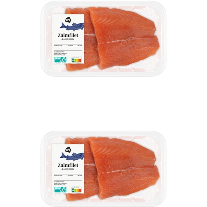 Een afbeelding van AH Zalmfilet a  la minute 2-pack