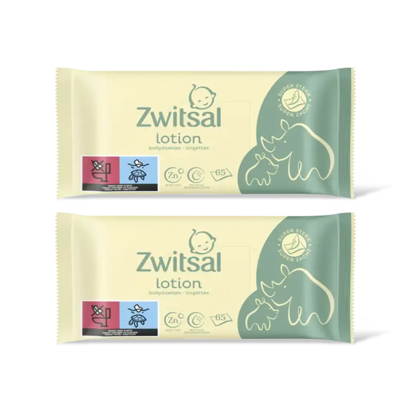 Baby lotion billendoekjes 2-pack
