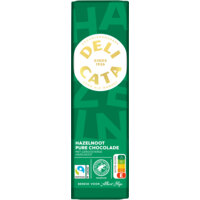 Een afbeelding van Delicata Reep pure chocolade hazelnoot