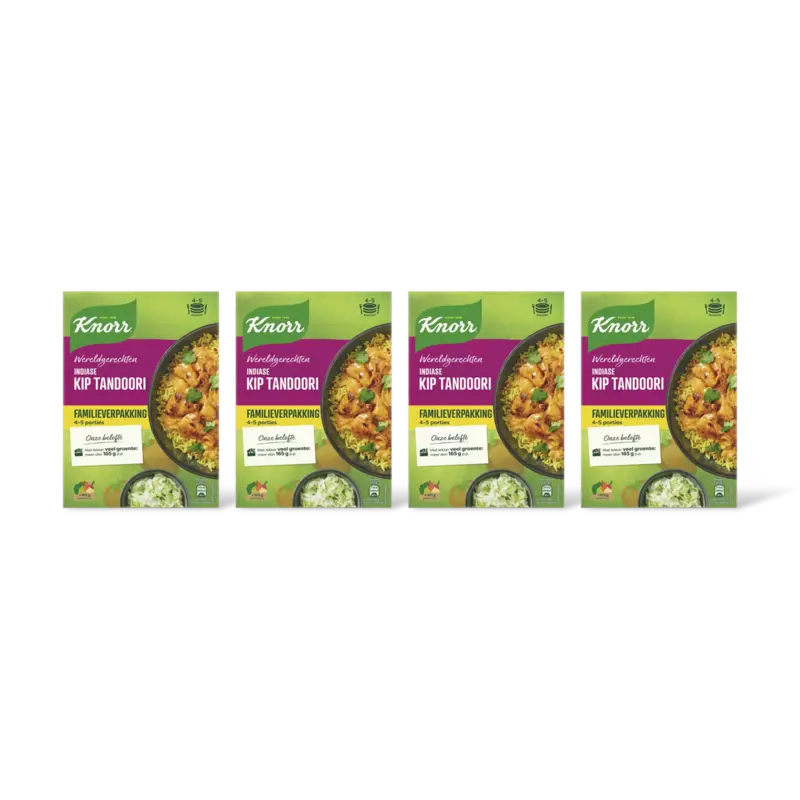 Knorr Indiase kip tandoori XL 4-pack