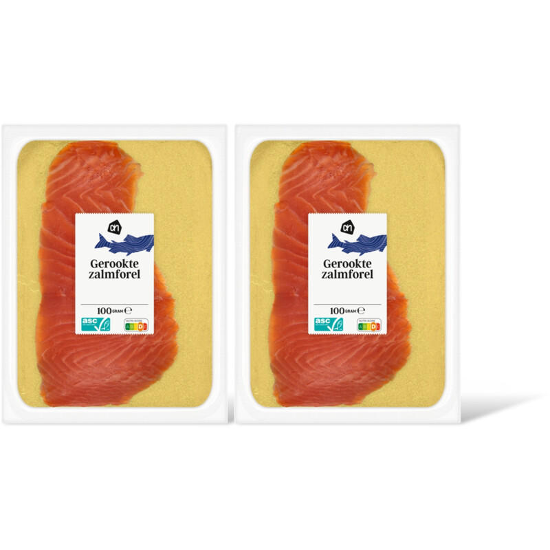 AH Gerookte zalmforel 2-pack