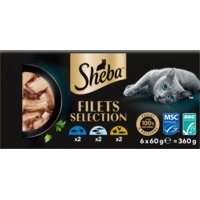 Een afbeelding van Sheba Filets selection tonijn,kip,witvis,kalk