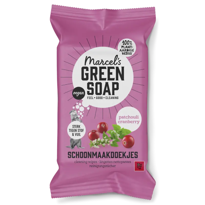 Marcel's Green Soap Hygienische doekjes Patchouli&Cranb