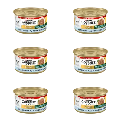 pdp-image-Gourmet Gold malse lekkernijen met zeevis 6-pack