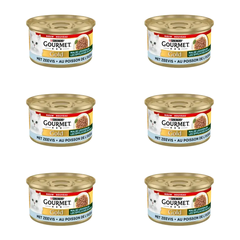 Gold malse lekkernijen met zeevis 6-pack
