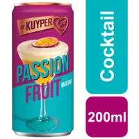De Kuyper Passionfruit martini cocktail