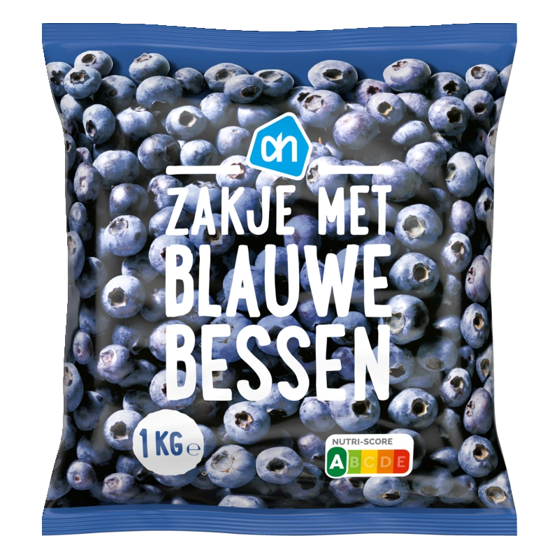 Zakje met blauwe bessen