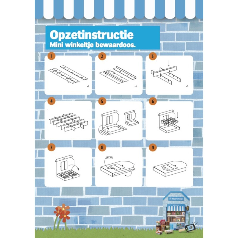 Een afbeelding van AH Mini winkeltje bewaardoos