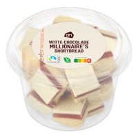 AH Witte chocolade millionaire's shortbread