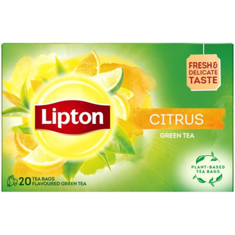 Een afbeelding van Lipton Citrus green tea