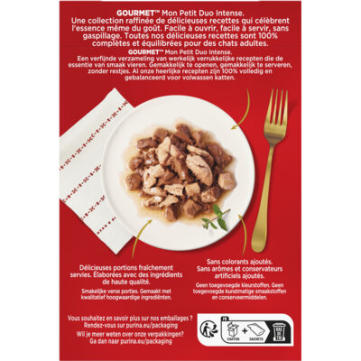 pdp-image-Gourmet Mon petit intense duo in saus vlees&vis