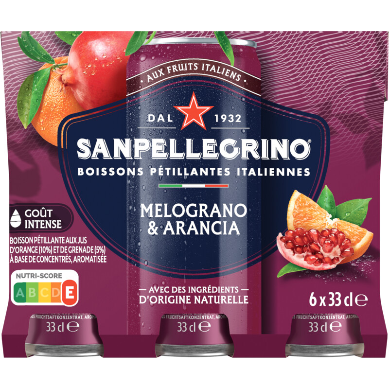 Een afbeelding van S. Pellegrino Melograno & arancia 6-pack